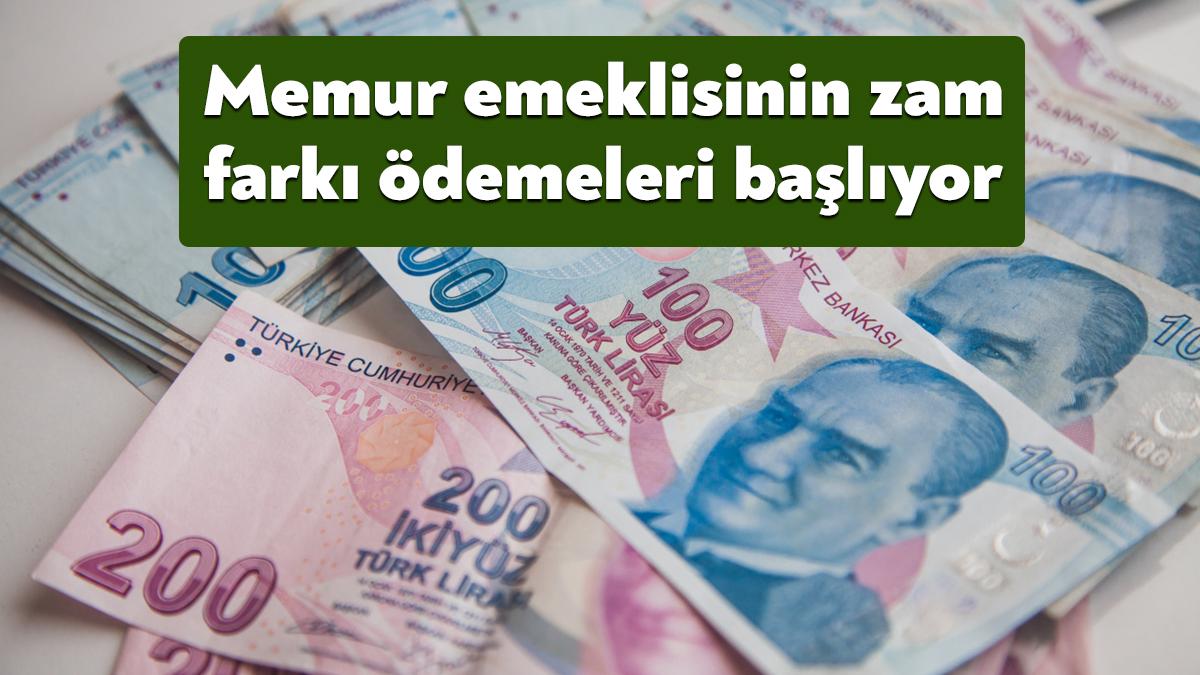 Emekli Sandığı'ndan aylık alanların ocak ayı zam farkı ile harp