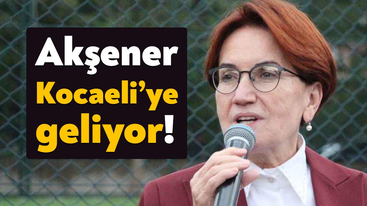 İYİ Parti Kocaeli İl Kongresi Genel Başkan Meral Akşener’in katılımıyla