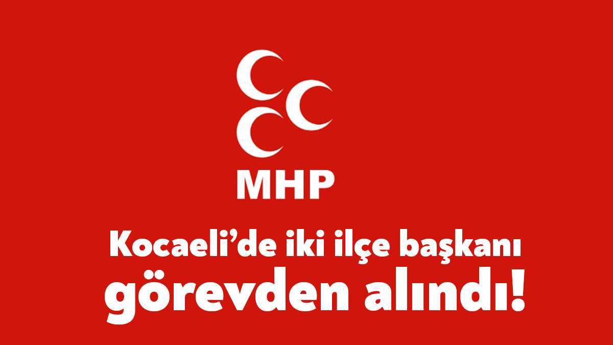 MHP Körfez İlçe Başkanı Zeki Gürsu ve MHP Başiskele İlçe