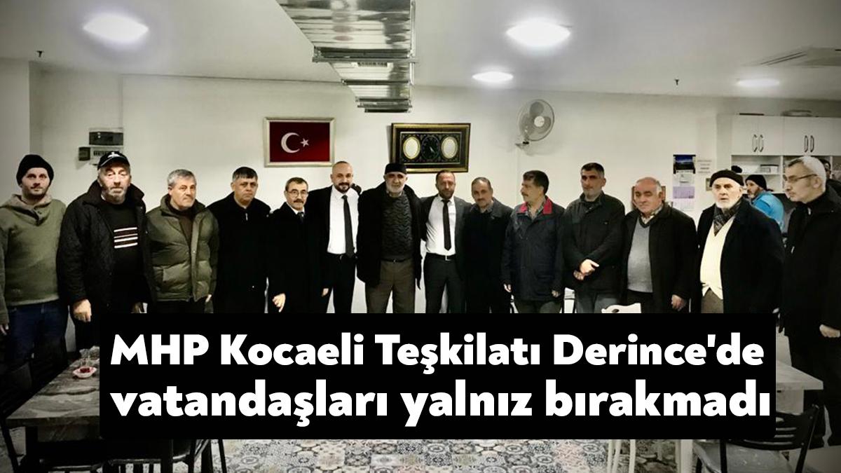 MHP Kocaeli İl Başkanı Murat Nuri Demirbaş ve MHP Derince