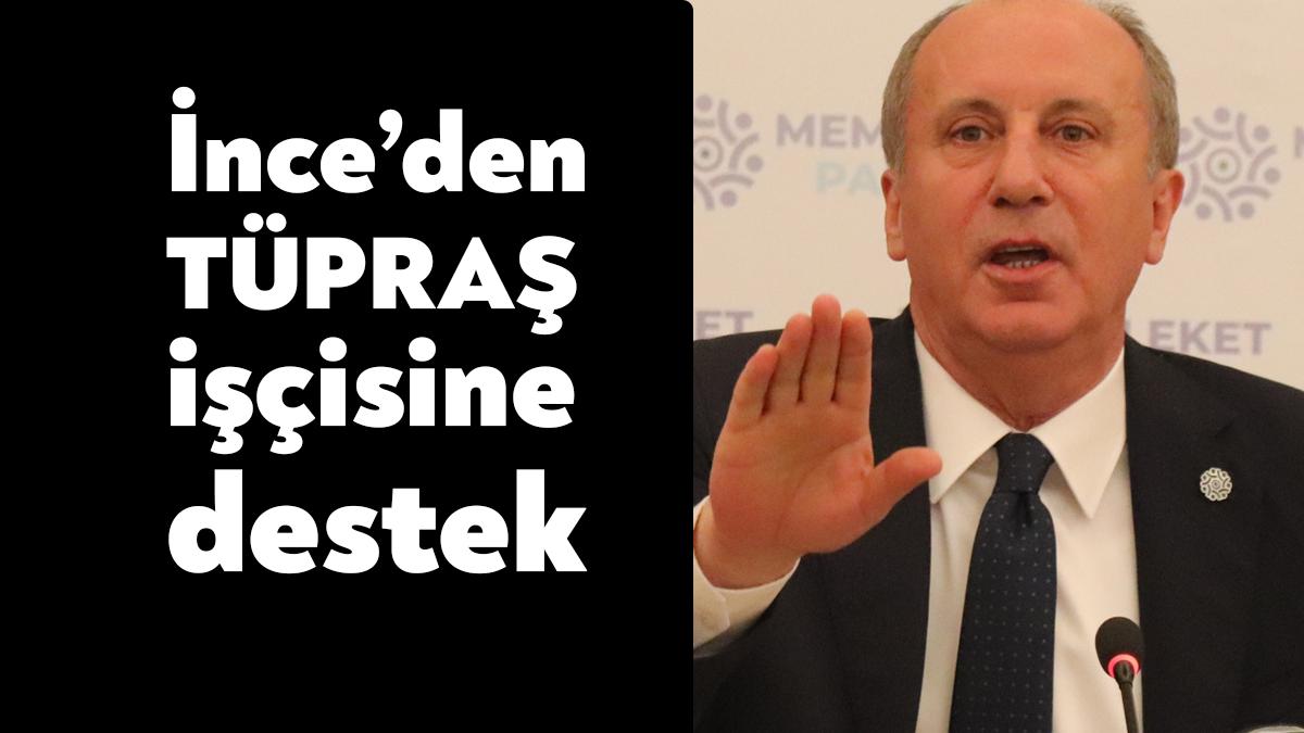Memleket Partisi Genel Başkanı Muharrem İnce, sosyal medya hesabı üzerinden