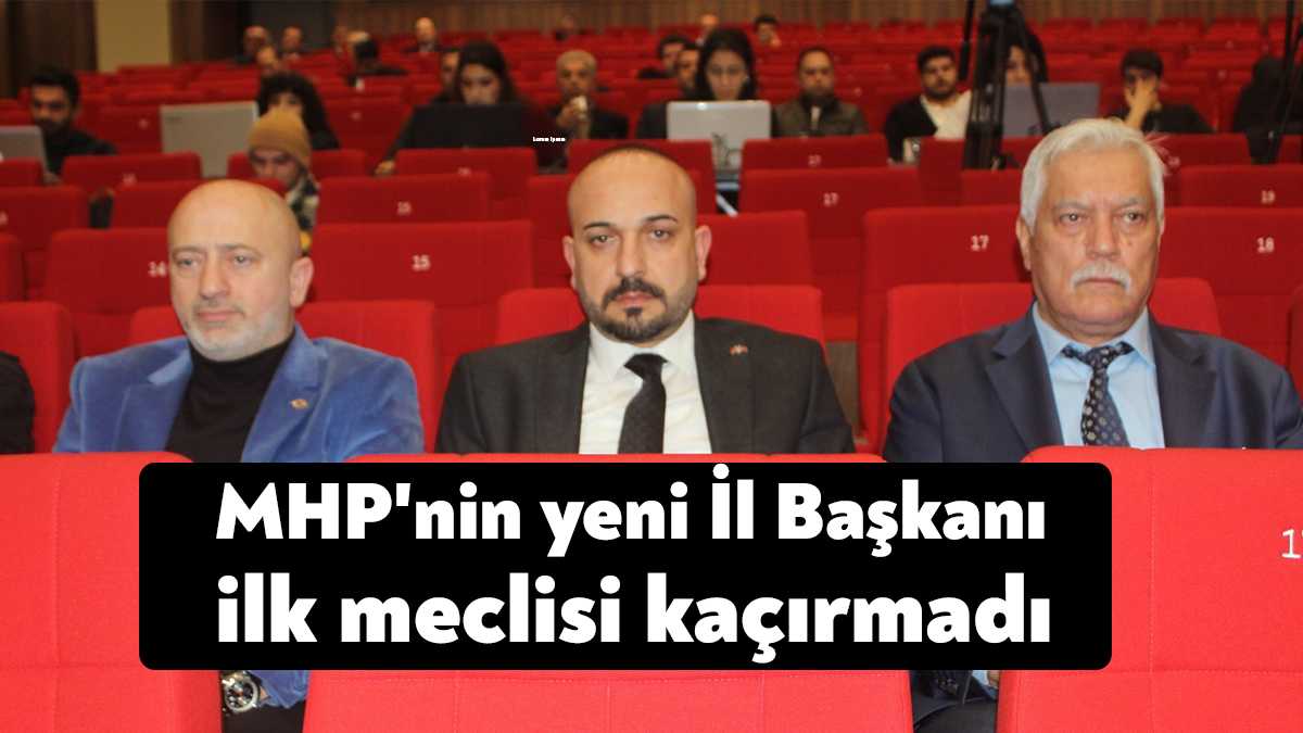 MHP İl Başkanı Murat Nuri Demirbaş, Başkanvekili Yaşar Arslan ve