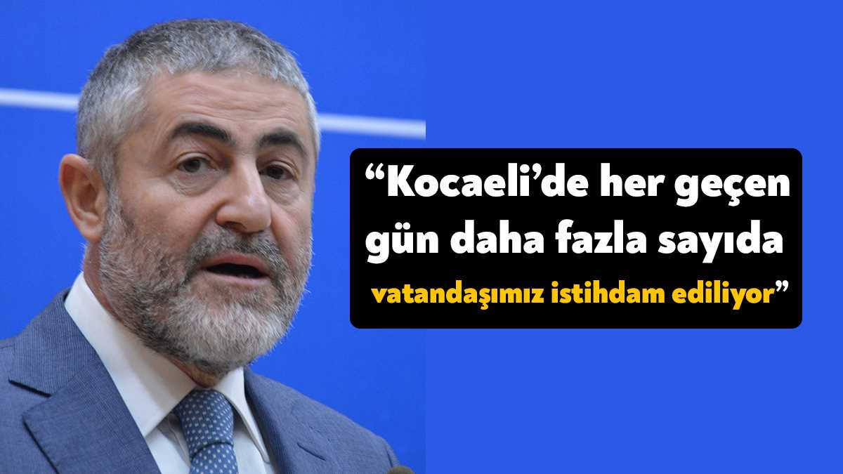 Kocaeli’de iş insanlarıyla bir araya gelen Hazine ve Maliye Bakanı