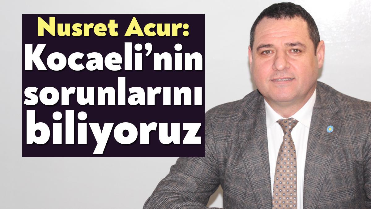 İYİ Parti Kocaeli İl Başkanı Nusret Acur yaptığı basın toplantısında