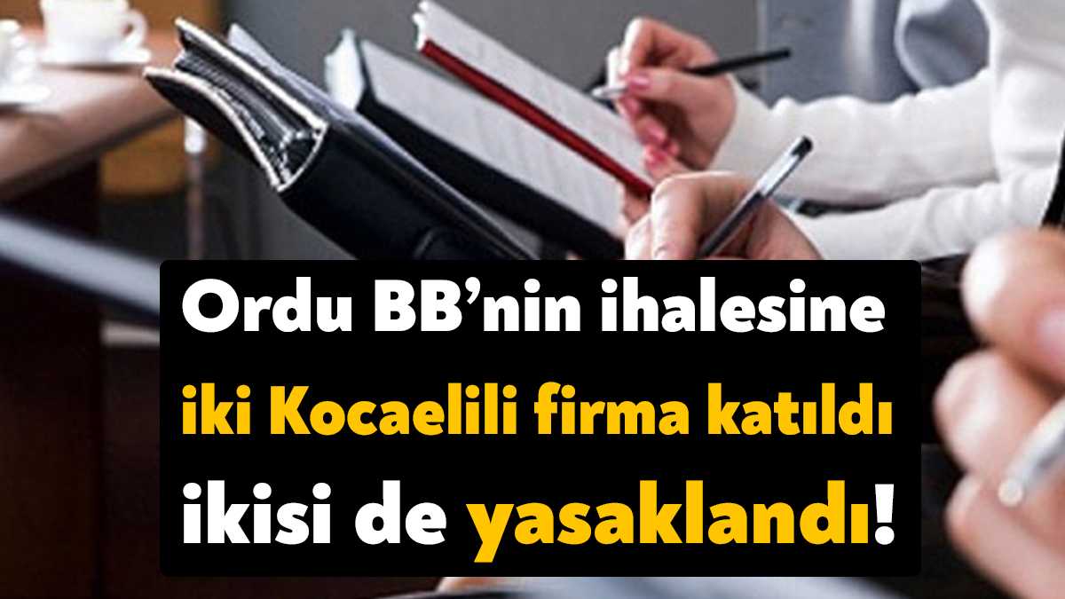Ordu Büyükşehir Belediyesi’nin yaklaşık maliyeti 3 milyon 421 bin TL