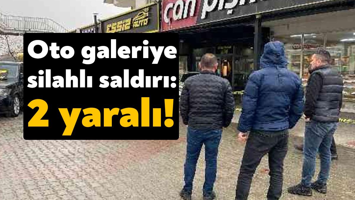Kocaeli’nin Başiskele ilçesinde oto galeriye yapılan silahlı saldırıda dükkan sahibi