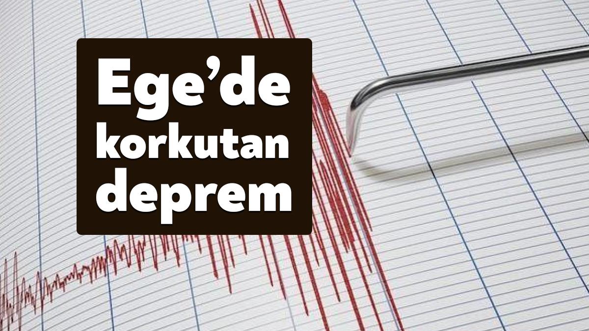 Ege Denizi’nde deprem meydana geldi. Afet ve Acil Durum Yönetimi