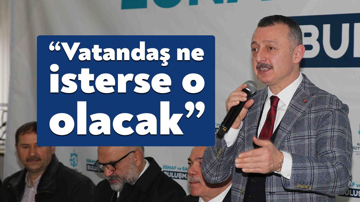 İzmit Sanayi esnafı ile buluşan Başkan Büyükakın, halka rağmen halk