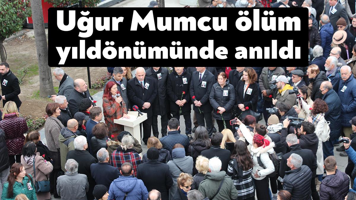 Gazeteci yazar Uğur Mumcu için öldürülmesinin yıl dönümünde Kocaeli'de bir