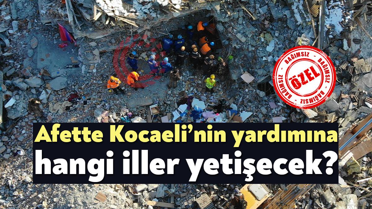 AFAD ve Kocaeli Valiliği tarafından hazırlanan Kocaeli İl Afet Risk