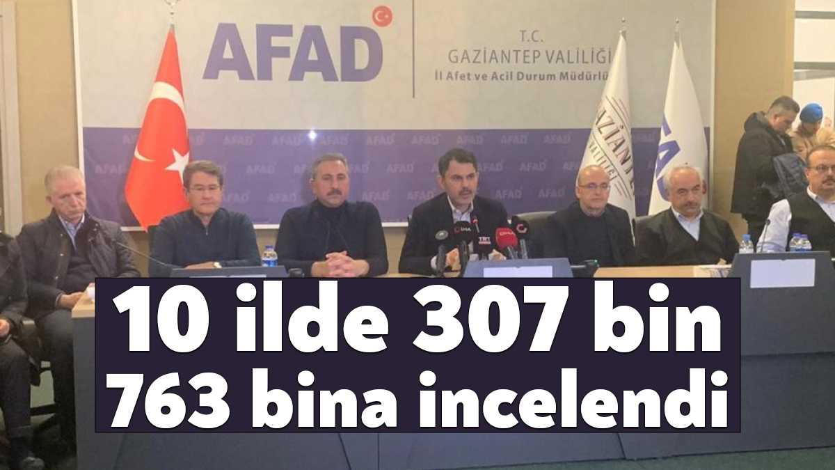 Çevre, Şehircilik ve İklim Değişikliği Bakanı Murat Kurum, depremle ilgili