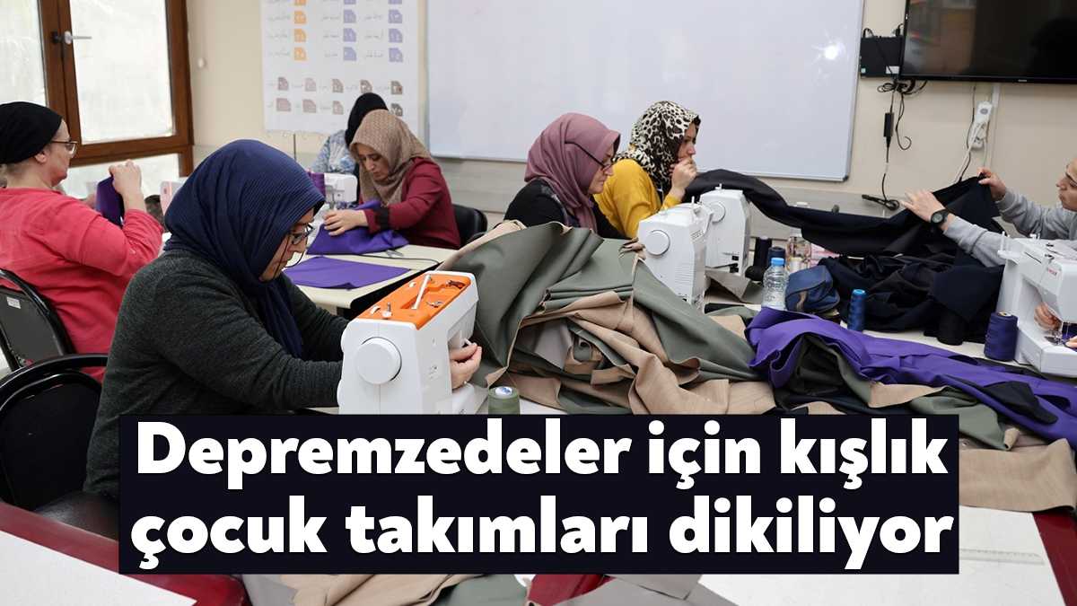 Gölcük depreminde aynı acıları yaşayan KO-MEK kursiyerleri depremzedeler için seferber