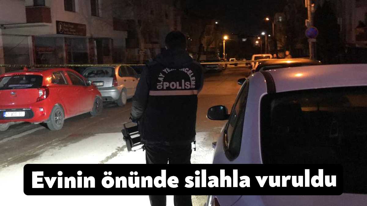 Kocaeli’de bir şahıs evinin önündeki cadde üzerinde silahla vurularak ayağından