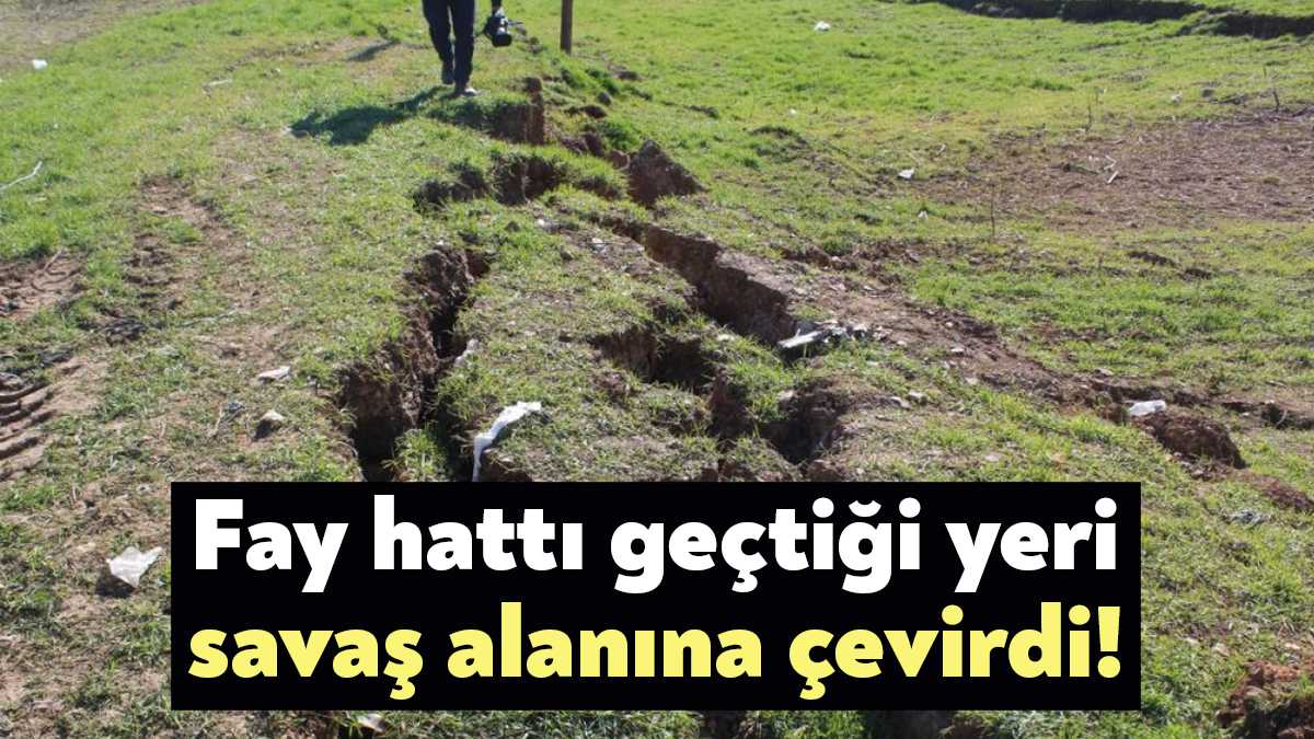 Kahramanmaraş depremlerinden etkilenen 10 ilden biri olan Gaziantep’te fay hattı