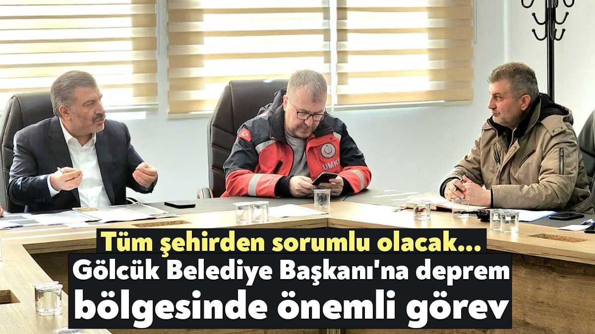 Depremde büyük hasar gören Hatay’da Sağlık Bakanı Dr. Fahrettin Koca