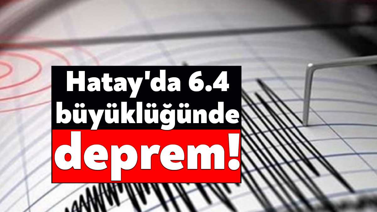 Kahramanmaraş depremlerinin enkazını henüz kaldıramamışken yerle bir olan illerimizden Hatay'da
