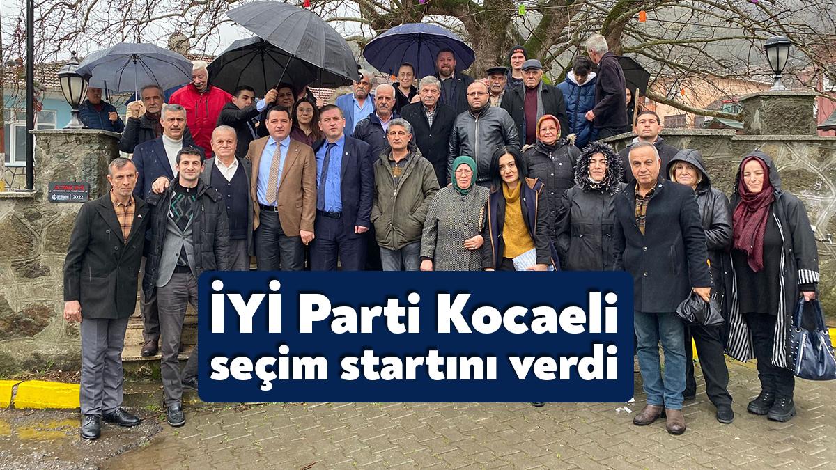 İYİ Parti Kocaeli İl Teşkilatı seçim startını Karamürsel Kızderbent ve