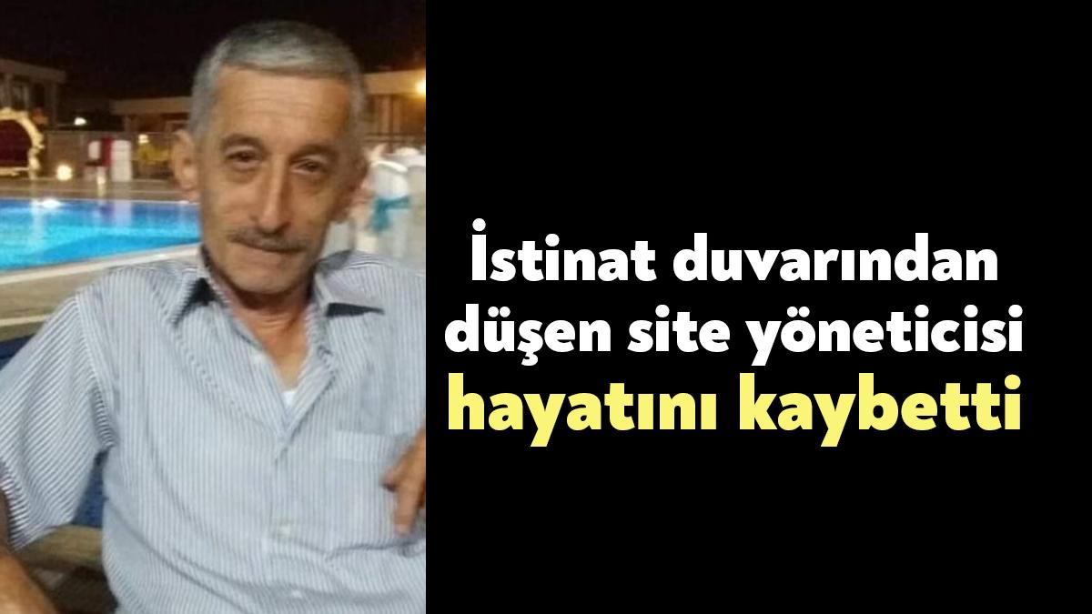 İzmit Kent Konut'ta site yöneticiliği yapan Fezalettin Türkyılmaz, ağaç budamak
