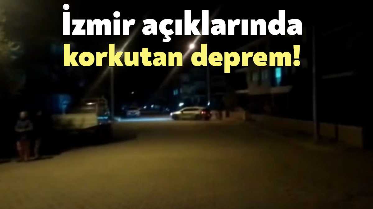 Ege Denizi’nde İzmir’in Foça ilçesi açıklarında 4.1 büyüklüğünde deprem meydana