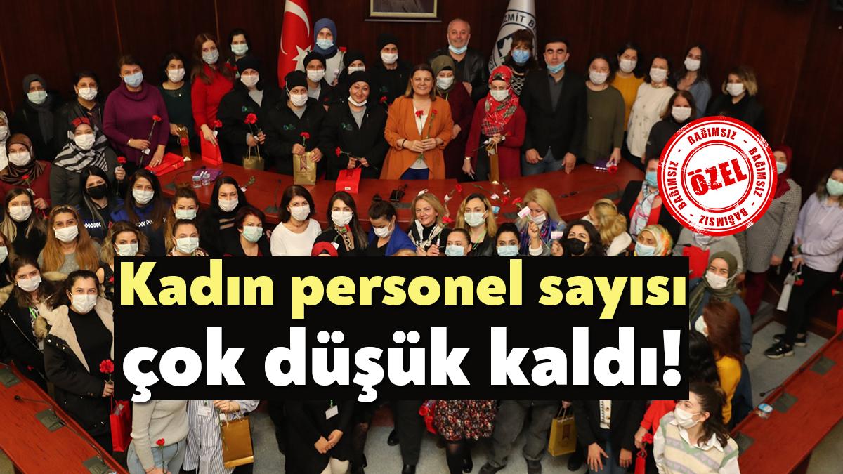 İzmit Belediyesi 2023 Performans Programı verilerine göre belediyede çalışan sayısı