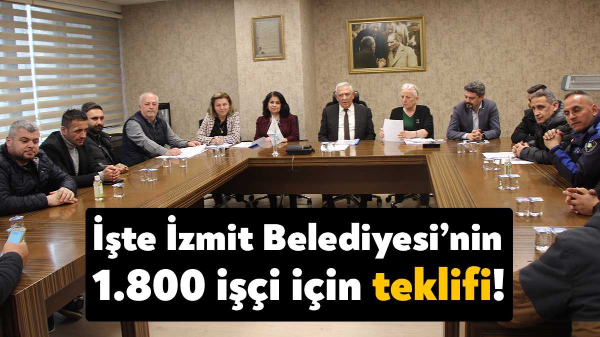 İzmit Belediyesi ile Genel İş Sendikası arasında toplu iş sözleşmesi