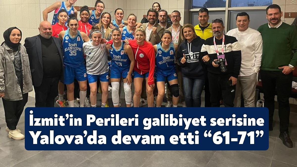 Türkiye Kadınlar Basketbol 1. Lig’in zirve mücadelesi veren İzmit Belediyespor