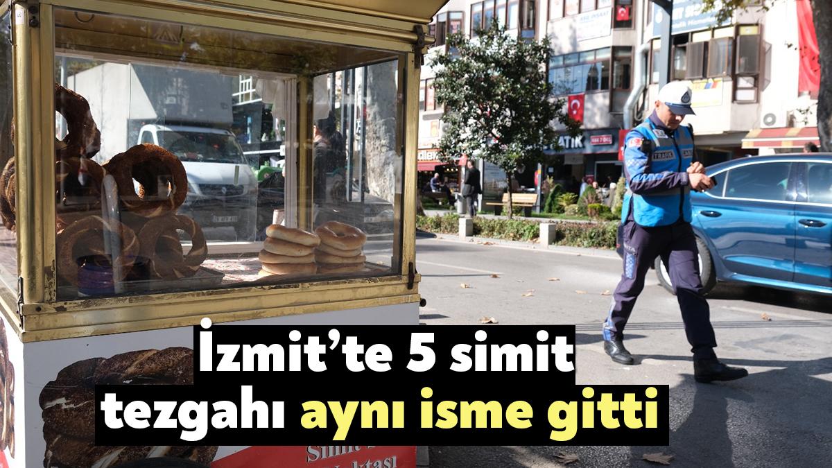 İzmit Belediyesi 6 farklı yerde bulunan simit tezgahı için kiralama