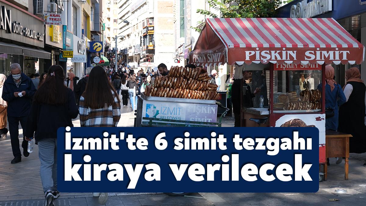 İzmit Belediyesi, 6 adet simit satış noktası için ihaleye çıkacak.