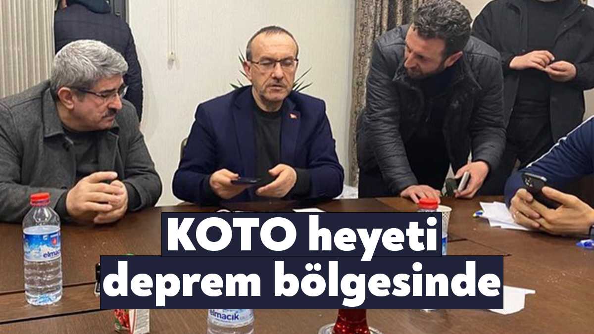 KOTO Başkanı Necmi Bulut, Meclis Başkanı Hüseyin Gezer, Yönetim Kurulu