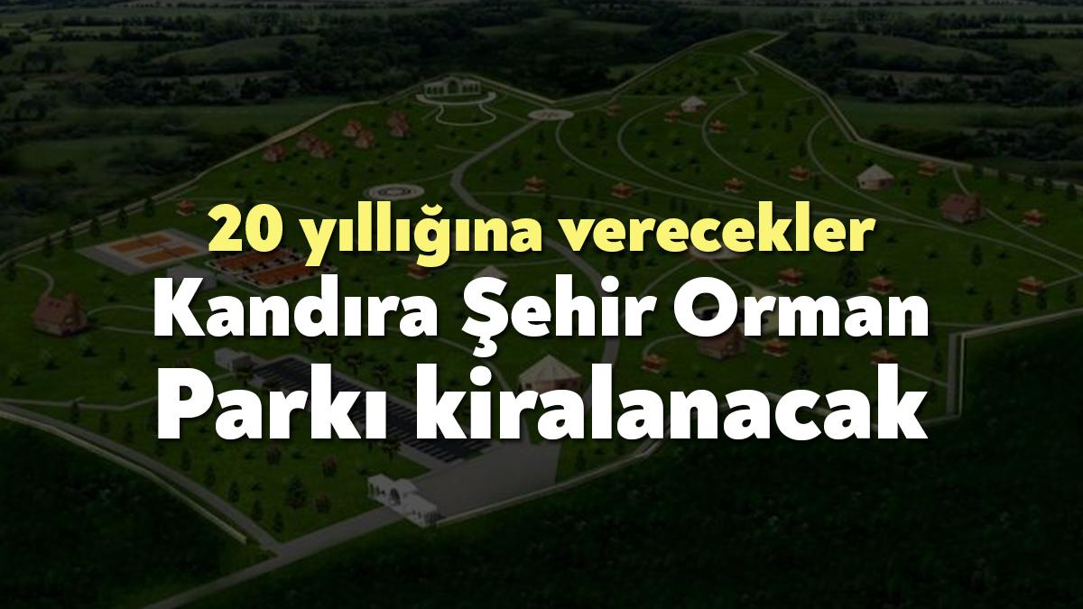 Kandıra Şehir Ormanı Konaklamasız Orman Parkı’nın, işletme hakkının 20 yıllığına