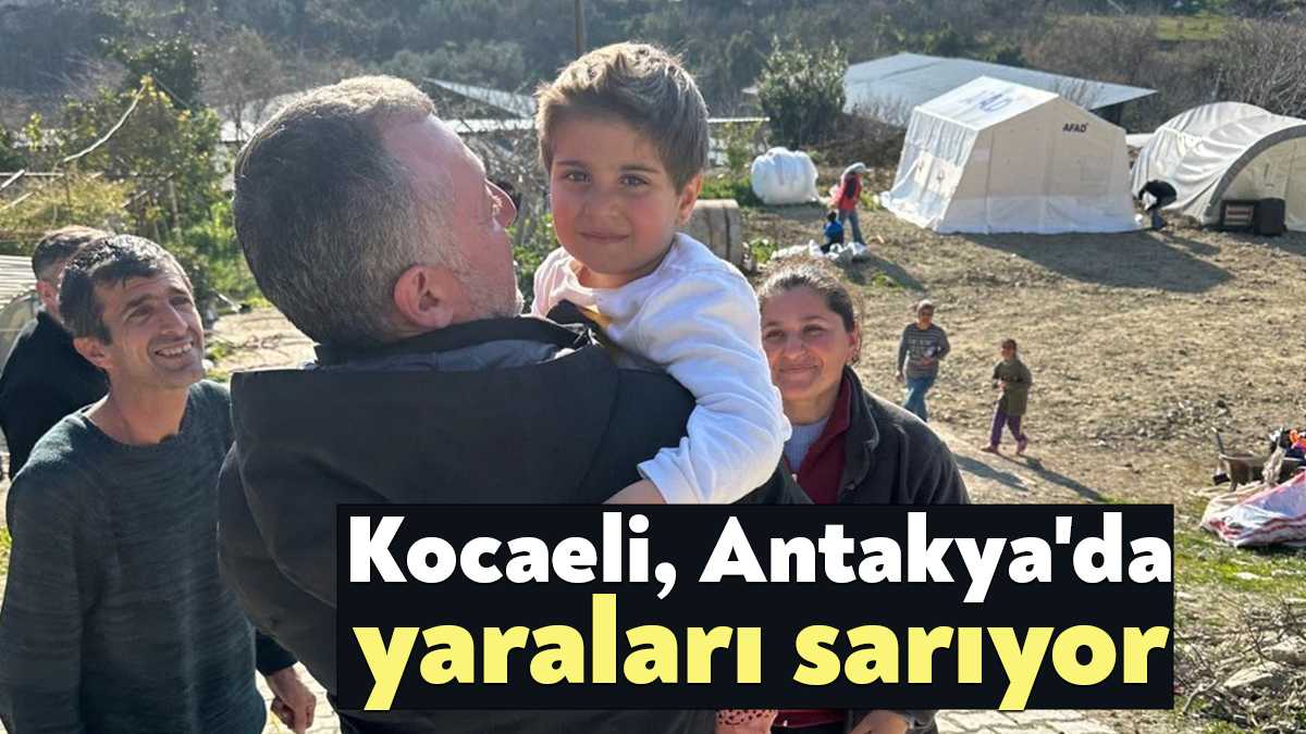 Deprem bölgesinde 13 gündür Kocaeli Büyükşehir ekipleriyle beraber çalışan Başkan