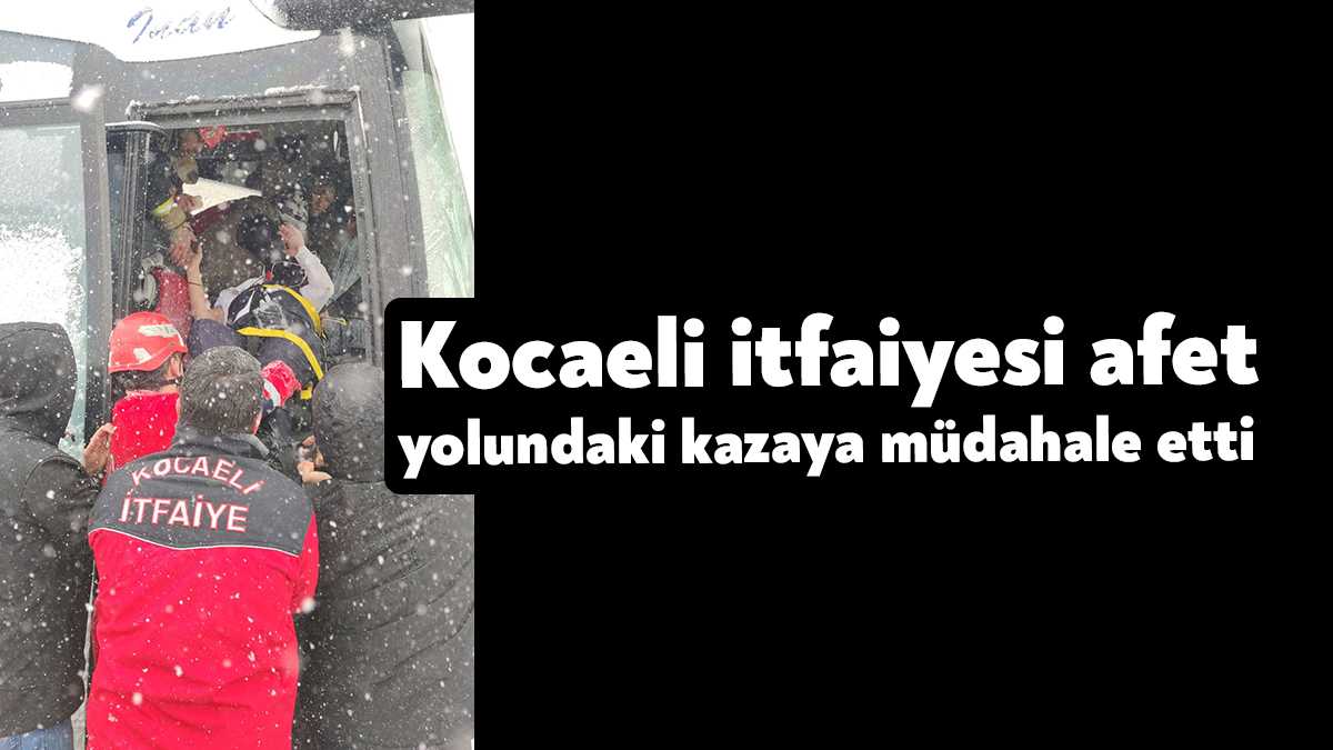 Deprem bölgesi için sabah saatlerinde yola çıkan Kocaeli Büyükşehir Belediyesi