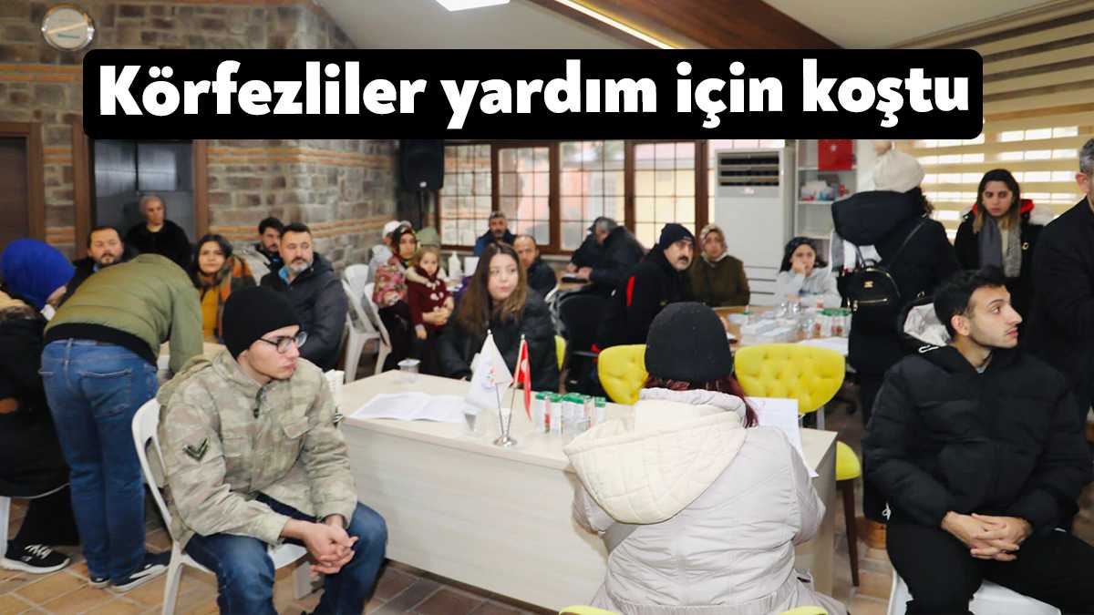 Körfez Belediyesi’nin Kahramanmaraş’ta meydana gelen ve çevre illerde de hissedilen
