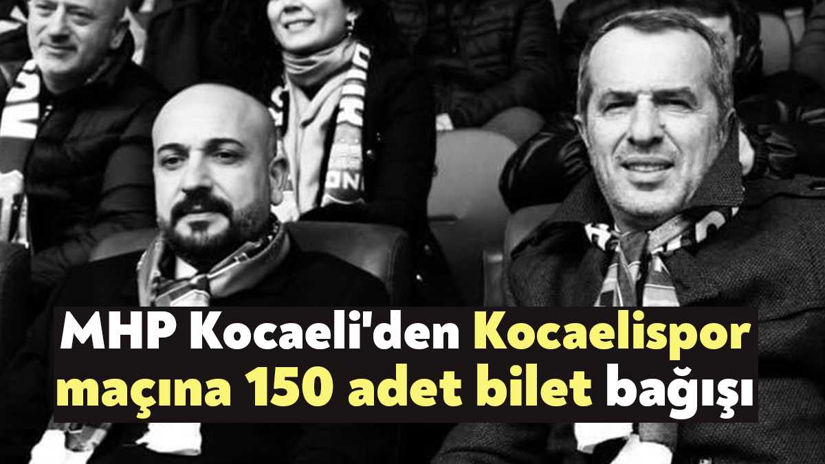 Milliyetçi Hareket Partisi Kocaeli İl Başkanlığı, gelirlerinin depremzedelere bağışlanacağı çarşamba
