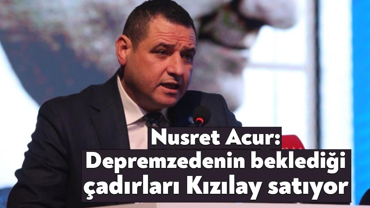 İYİ Parti Kocaeli İl Başkanı Nusret Acur, Kızılay Başkanı Kerem