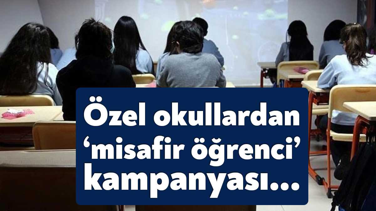 Özel okullar, depremden etkilenen öğrenciler için kampanya başlattı. Bölgeden gelen