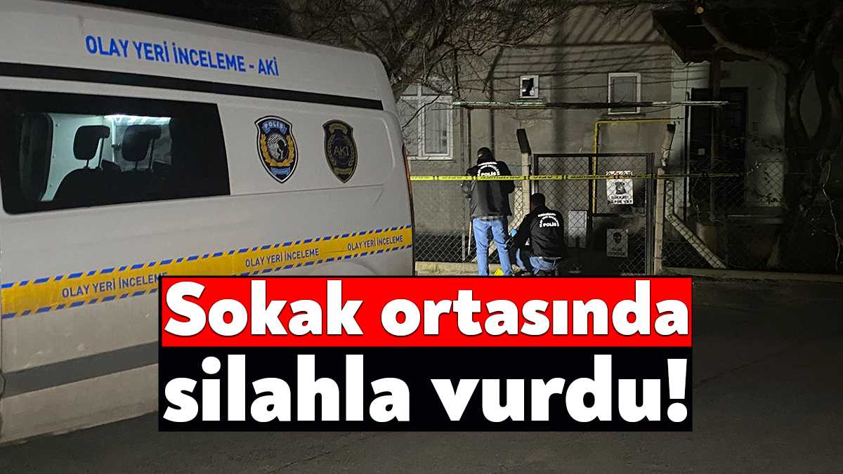 Kocaeli’nin Darıca ilçesinde bir şahıs, sokak ortasında tartıştığı kişiyi silahla