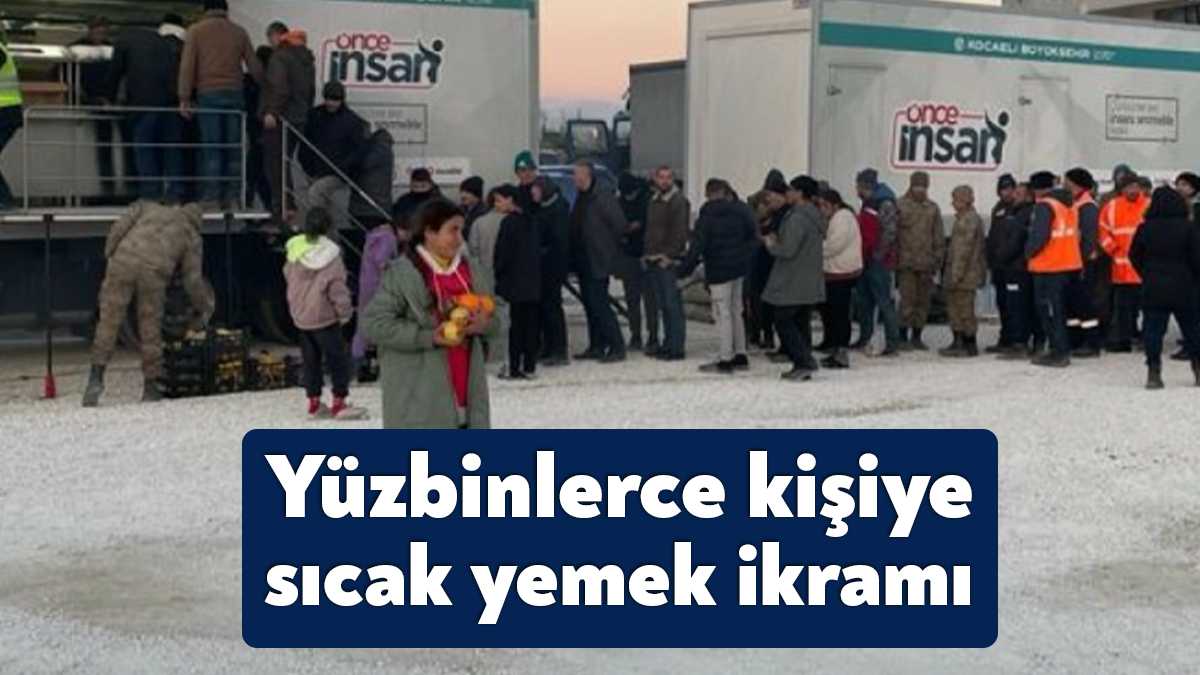 Büyükşehir, Maraş ve Hatay’da 700 bin kişilik çorba, 382 bin