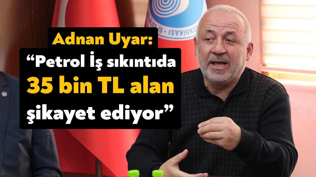 Türk-İş Sendikası Marmara Bölge Başkanı Adnan Uyar bugün gerçekleşen devir