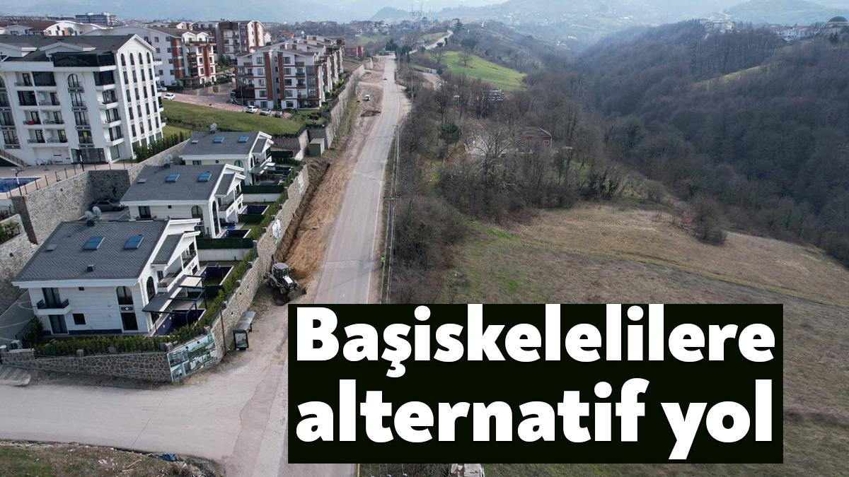 Başiskele Hoca Ahmet Yesevi Caddesi genişletilerek daha güvenli ve konforlu