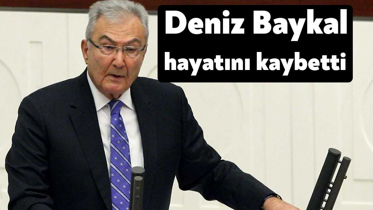 Eski CHP Genel Başkanı ve Antalya Milletvekili Deniz Baykal hayatını