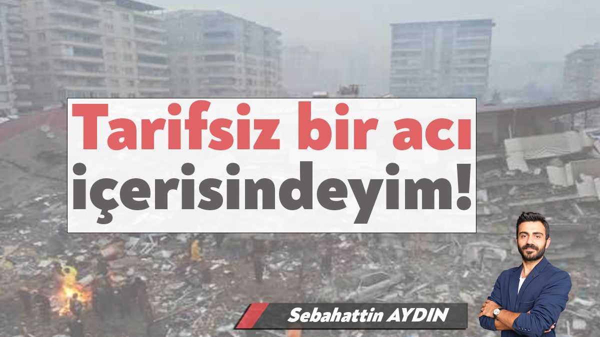 Yurdumuzun 10 ilini yıkan deprem nedeniyle ülke olarak şok halindeyiz.