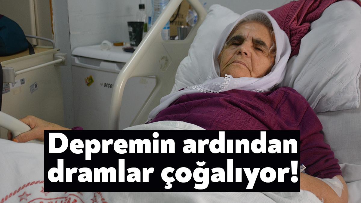 Hatay'ın Antakya ilçesinde depremde yıkılan evinin enkazından çıkarılan 76 yaşındaki