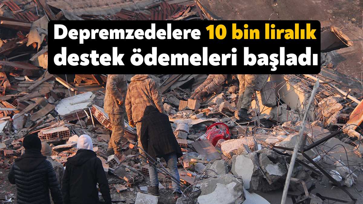 AFAD, Kahramanmaraş merkezli depremlerde konutları hasar gören depremzedelere yönelik verilecek