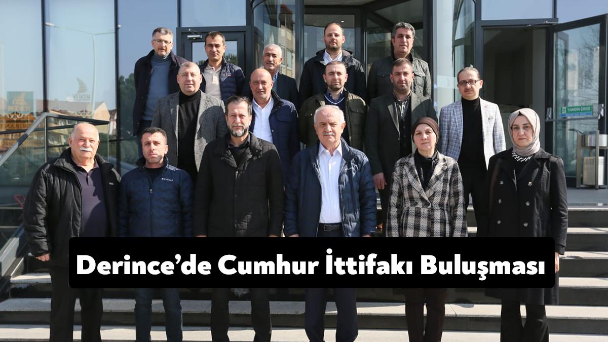 AK Parti ve MHP’li meclis üyeleri ile bir araya gelen