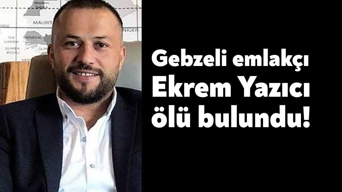 Gebze’de emlak işleriyle uğraşan 36 yaşındaki Ekrem Yazıcı otomobilinde tabancayla