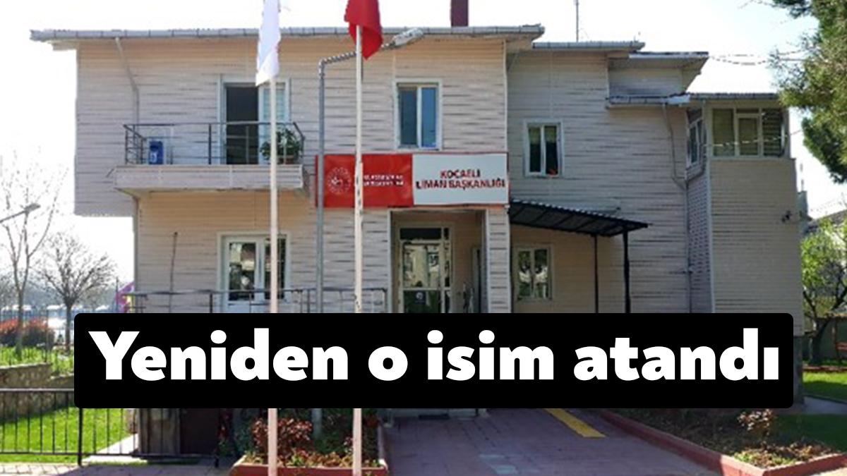 Kocaeli Bölge Liman Başkanı Erol Ekmekçi, Cumhurbaşkanı Erdoğan’ın kararıyla yeniden