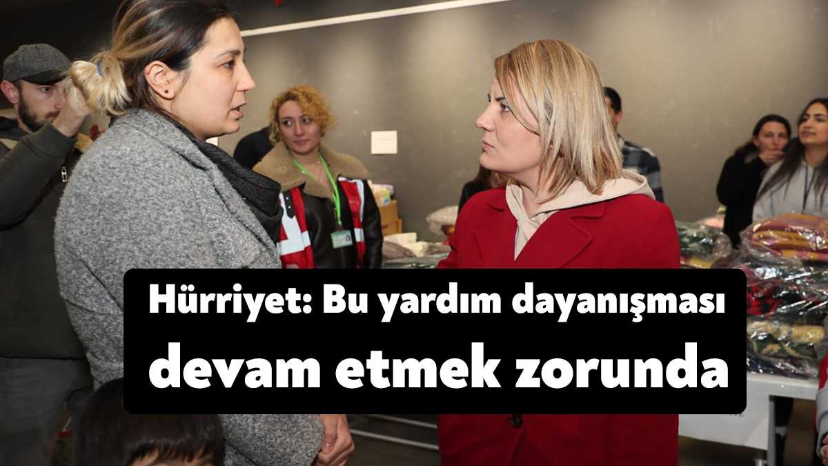 Hatay’dan İzmit’e dönen İzmit Belediye Başkanı Fatma Kaplan Hürriyet, Depremzede