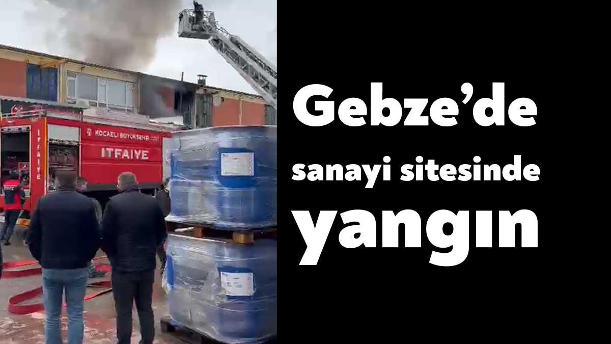 Gebze Hasköy Sanayi Sitesi’nde bulunan bir fabrikada yangın çıktı.