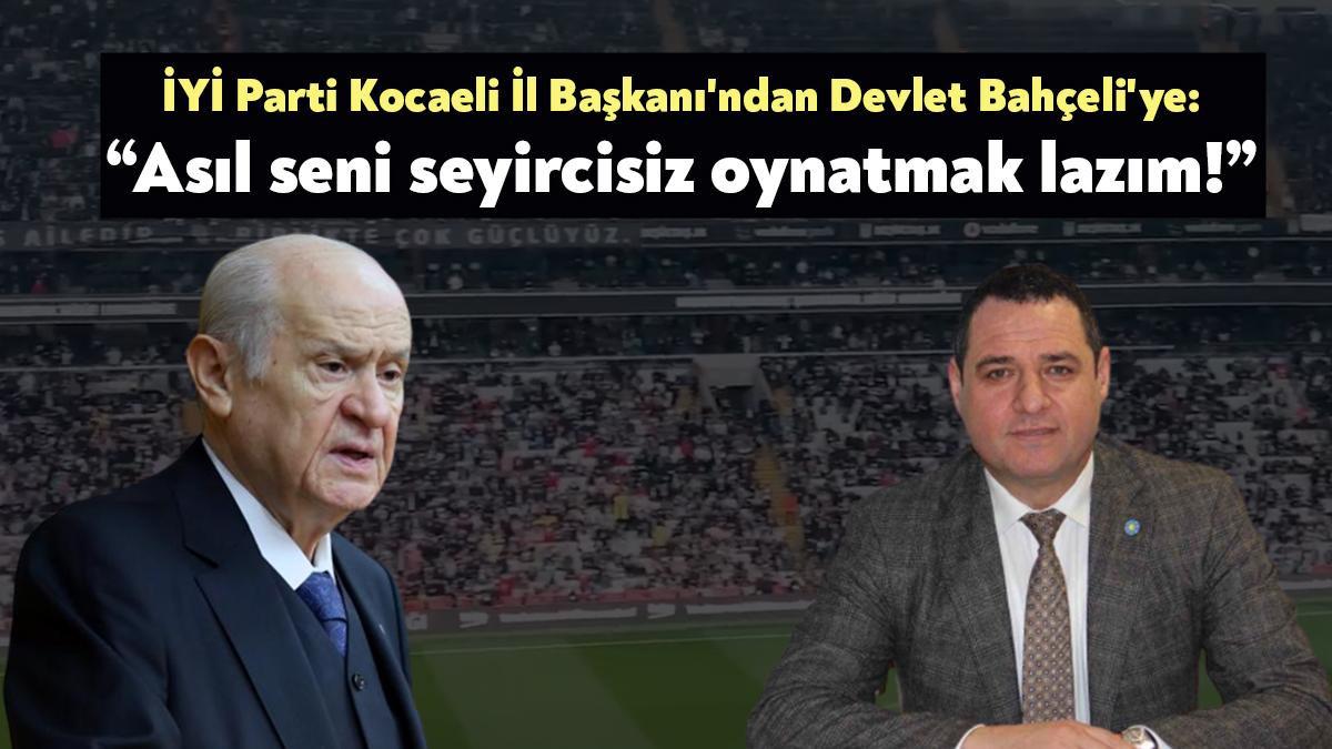 Beşiktaş Antalyaspor maçında tribünlerden “Hükümet istifa” sloganlarının atılmasının ardından MHP